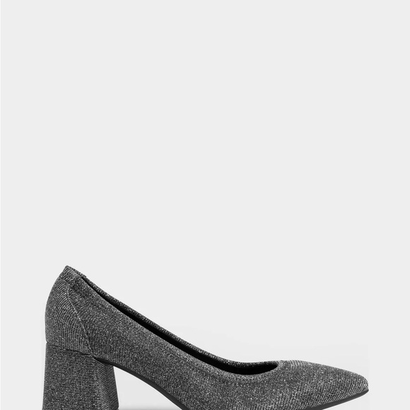 Gunmetal Sparkling Gray Heels - Picture 3 of 7